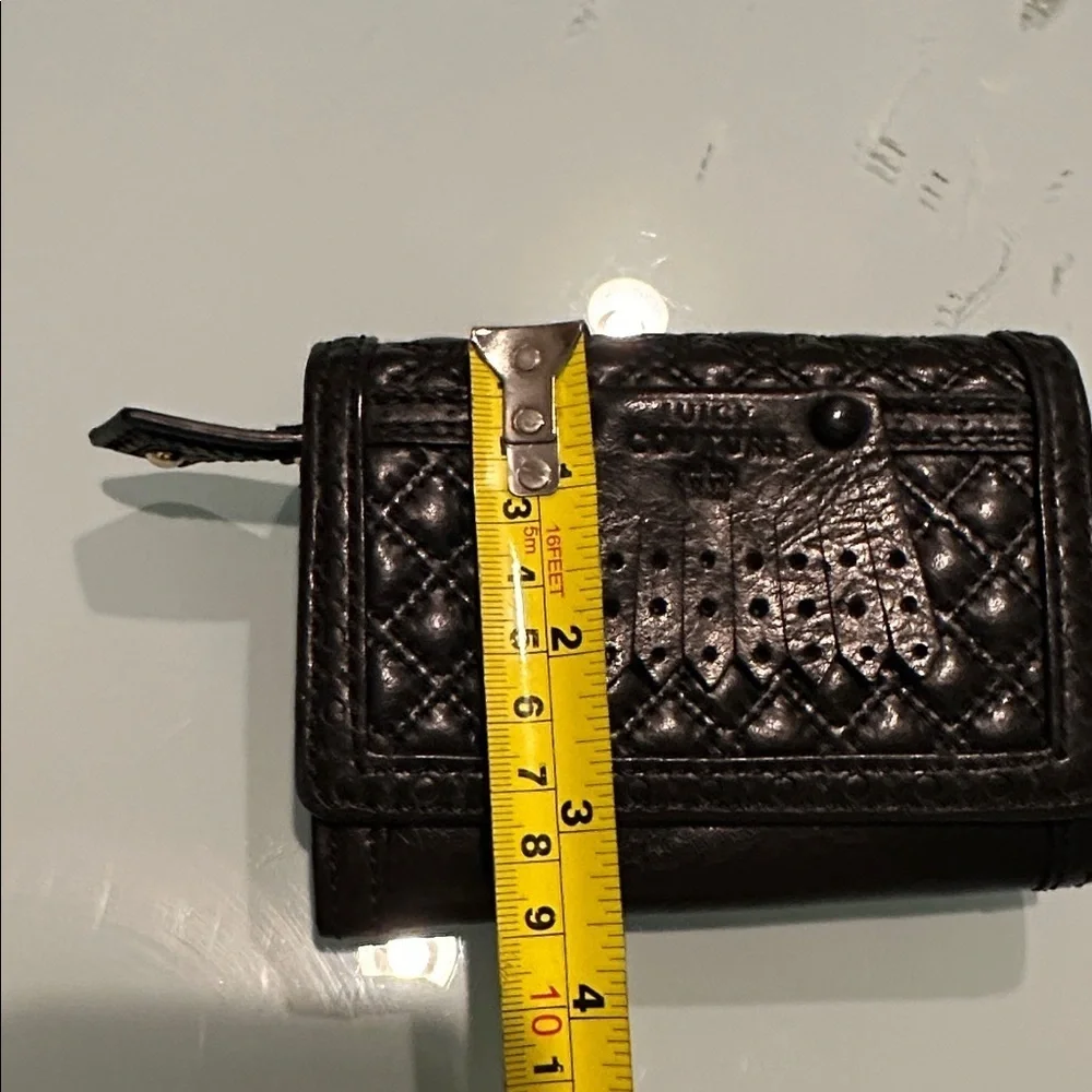 Juicy Couture Black Leather Wallet